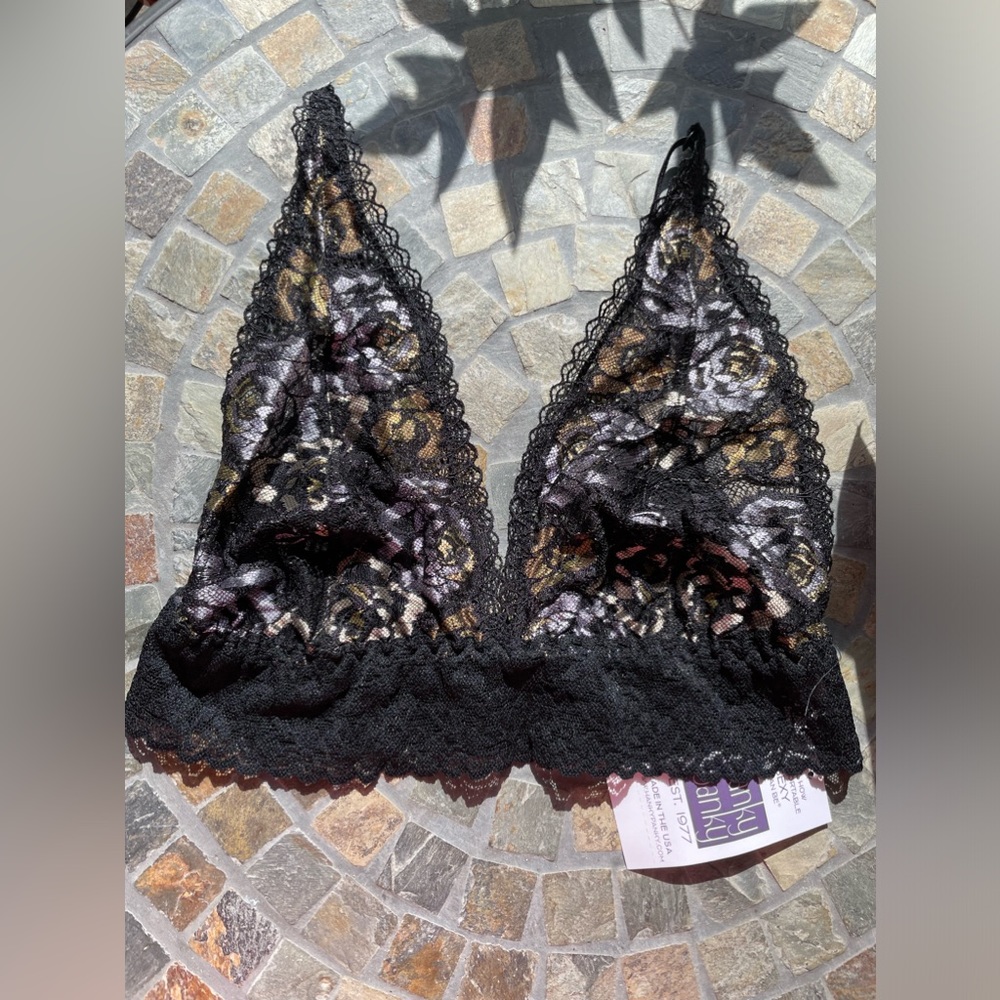 Hanky Panky Floral 🥀 Lace Triangle Bralette